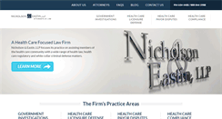 Desktop Screenshot of nicholsoneastin.com