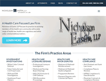 Tablet Screenshot of nicholsoneastin.com